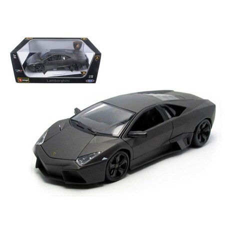 Bearhug B 1 by 18 Lamborghini Reventon Diecast Model Car; Matt Grey BE994264